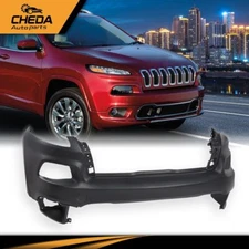 Fit For 2014-18 Jeep Cherokee Front Upper Bumper Cover Replacement NEW