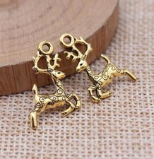 20pcs 22x14mm Pendant Elk Deer Alloy Charm For Jewelry Making EF3798
