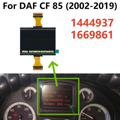 Dashboard Screen For DAF CF 85 (2002-2019) Instrument Cluster Display Assy NEU