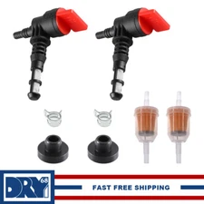 2 X Fuel Valve Petcock For Husky 5000 6250 Watts Generator model 192980GS