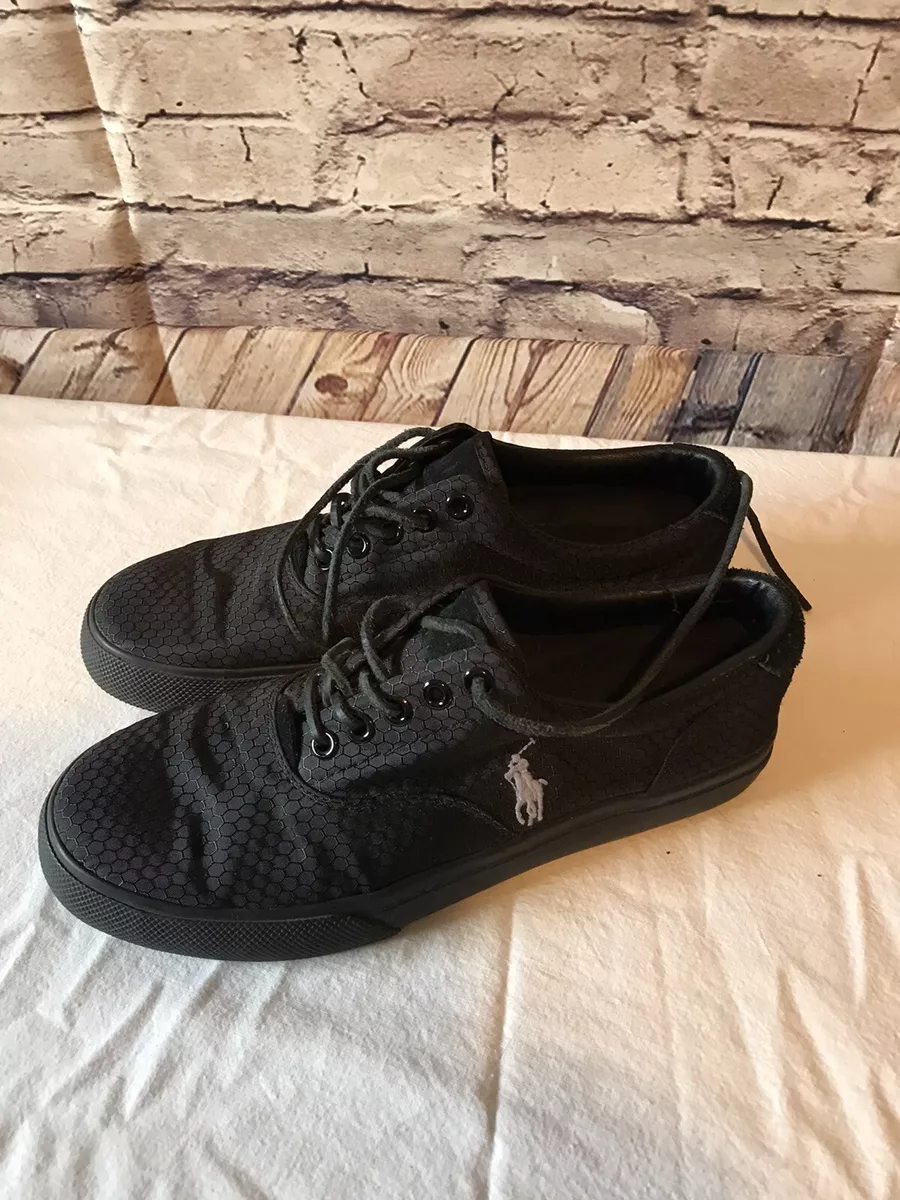 stil Estate hårdtarbejdende Nice Ralph Lauren Polo tennis shoes, black size 7 D | eBay