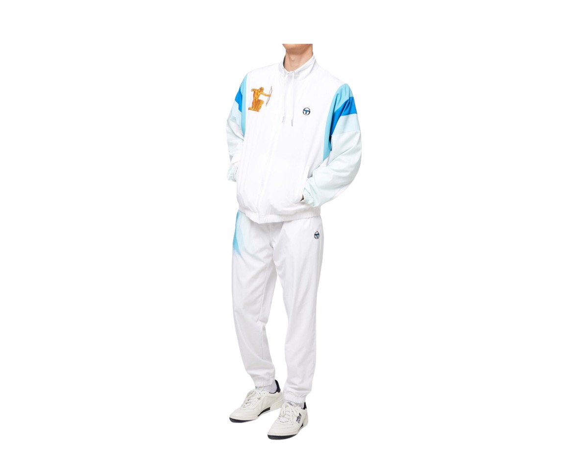 Sergio Tacchini Arezzo White/Blue Multi Men's Tracksuit Set 60007
