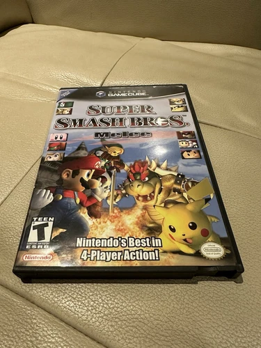 Super Smash Bros Melee (Nintendo GameCube, 2001) Tested & Working!
