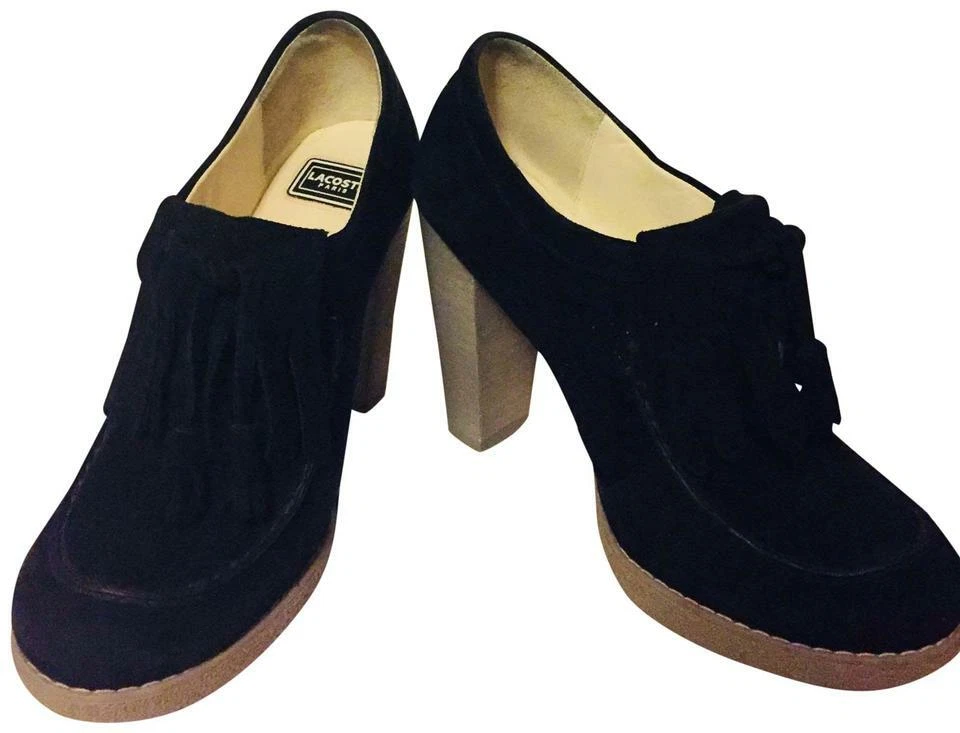 Lacoste black best sale pumps