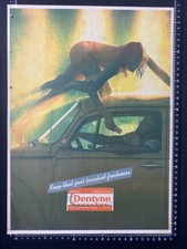 DENTYNE CHEWING GUM - CAR - 1984 VINTAGE POSTER SIZED ADVERT