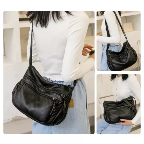 Waterproof Messenger Cross Body Ladies Handbag Shoulder Bag Womens Large Purse - Picture 14 of 44
