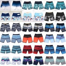Waterproof Beachshorts Mens Swim Trunks Spandex Surf Pants Bermuda Shorts B03