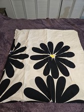 Vintage Full / Double Size Duvet, Cover, White, Floral Print 80 x 80"