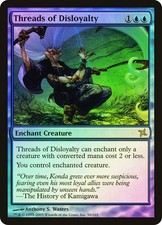 MTG FOIL Threads of Disloyalty  - Betrayers of Kamigawa #056