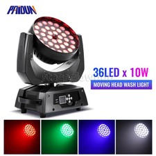 PAIDUN 36x10W RGBW Zoom Moving Head Stage Wash Light Wedding Night Club DJ Disco