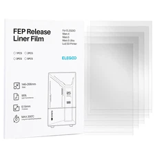5PCS FEP Release Film for Mars 4 & Mars 5 & Mars 5 Ultra Resin 3D Printer with 9
