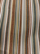 Upholstery Double Sided Vintage Fabric 1 Yd 30" x 56" W More Striped