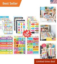 Interactive 11x17 Educational Posters for Kindergarten - Fun Learning Made Easy 