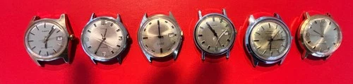 Watch, Mens vintage Timex, Lot of 6