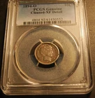 1894 o Barber Dime - PCGS XF Detail