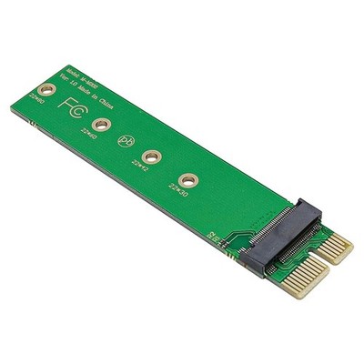 Pcie M.2 Adapter NVME auf Pcie x1 Adapter Unterstützt Vier M.2 SSD Größen 223...