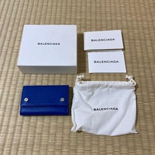 Balenciaga Key Case Leather Blue 2015 Limited Edition Women's accessories, popul