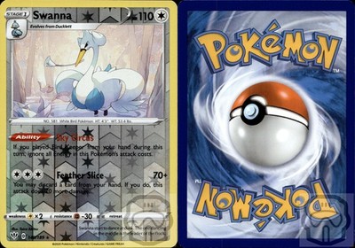 Swanna 149/189 R Darkness Ablaze Pokemon Reverse Holo NM/M | eBay