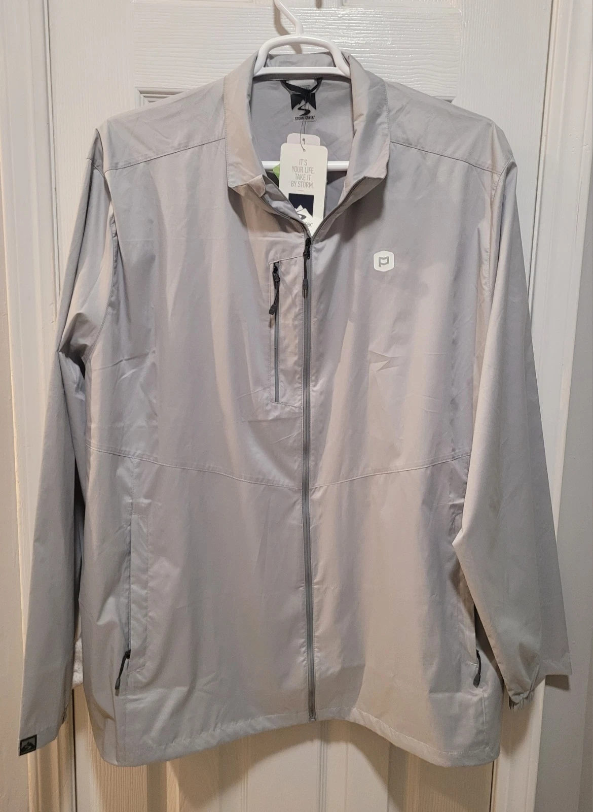 Storm Creek Soft Shell Windbreaker Jacket Men's Size 3XL Full-Zip w/ Pockets NWT