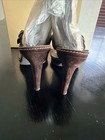 AUTHENTIC BALLY HEELS WOMENS SIZE 8 BROWN SUEDE ORIGINAL BOX — photo 5