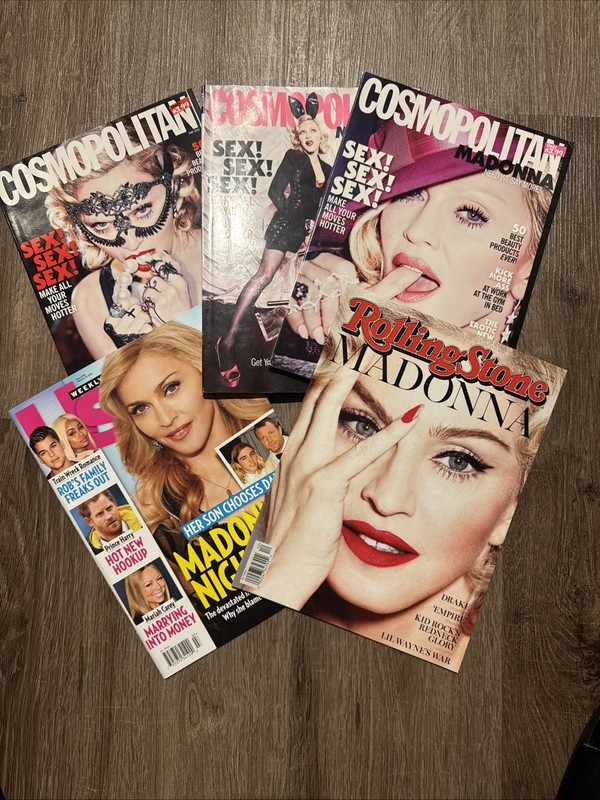 Madonna Various Cosmo Rolling Stone Us Covers