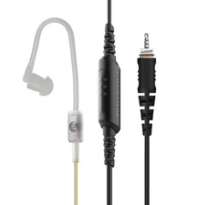 Motorola PMLN8190A Clear Tube Surveillance Earpiece Kit For CLPe Radios