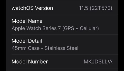 Apple Watch Series 7 45 mm (GPS + cellulaire) boîtier en acier inoxydable - LIRE - Photo 4 sur 5