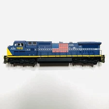 Atlas DCC Sound Locomotive CSX Spirit of America #9682 - RN 7812 - See Video