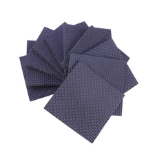 10 Sheets EVA Furniture Grippers Pads Anti Friction Floor Protectors Black Mats