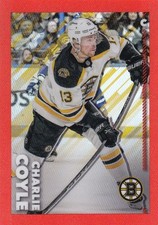 2022-23 TOPPS CHROME NHL STICKER ORANGE REFRACTOR  #45 CHARLIE COYLE   /25 MADE