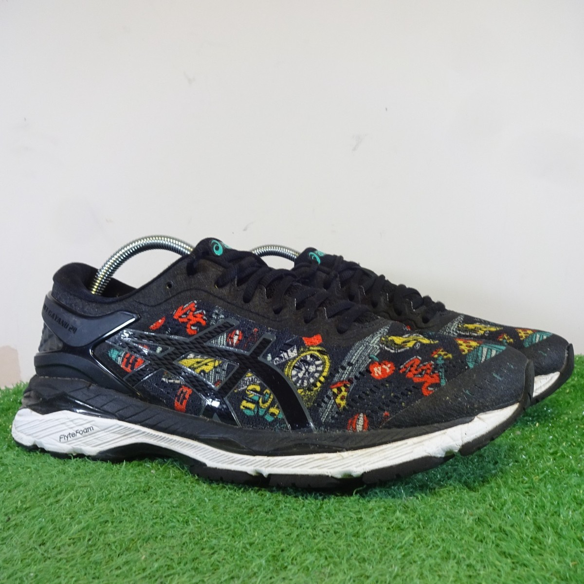 ASICS Size Womens Black Gel-Kayano 24 FlyteFoam NYC Comfort Gym