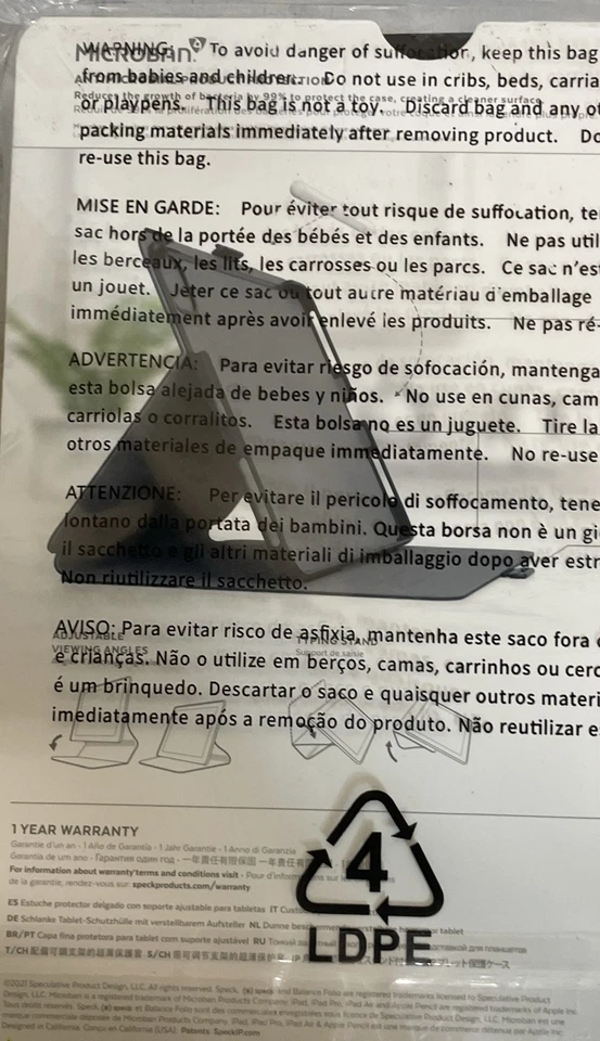 Speck iPad Balance Folio Magfolio Google Pixel Tablet Estuche Lote de 7 NUEVO Foto 4 de 4