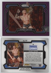 2024 Panini Prizm WWE Purple Prizm /149 Randy Orton #17