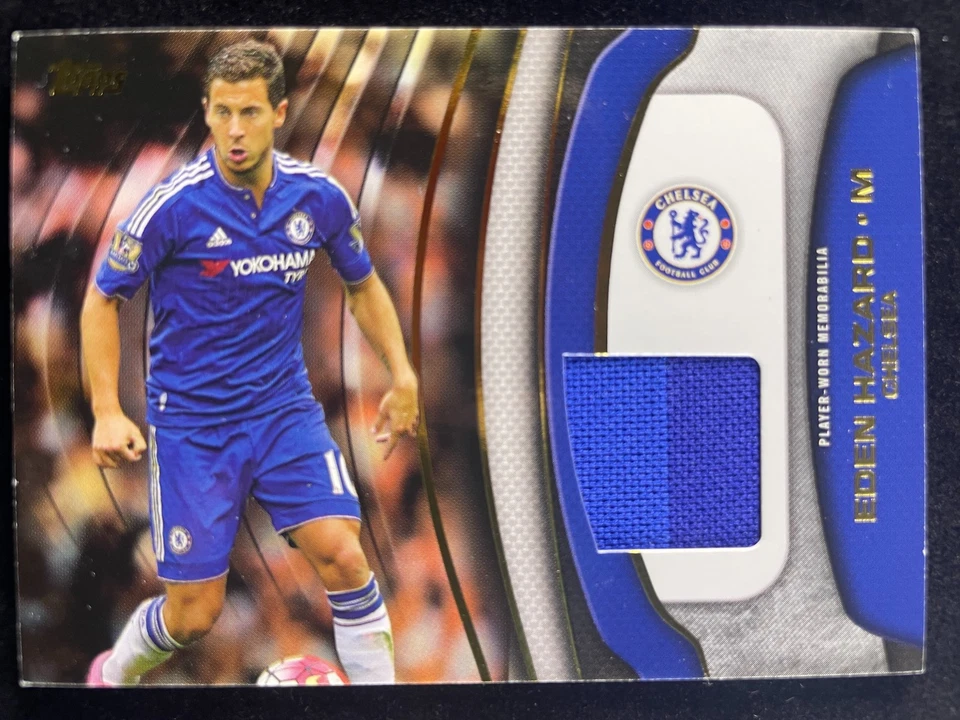 2015 Topps Premier GoldRelic GUPatch Eden Hazard Chelsea 皇家马德里 比利时 9P — 第 2/4 张图片