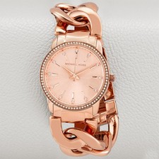 Orologio da Donna Oro Rosa Ø38mm MK3236 Orologio al Quarzo Acciaio Inossidabile