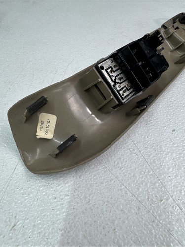 95-99 Chevy Silverado GMC Sierra Right Passenger Window Switch Lock Tan OEM - Picture 7 of 9