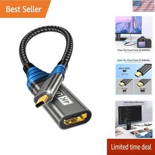 Micro HDMI to HDMI Adapter,4K 60Hz 3D 1080P Type D to A adapter cable...