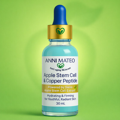 Swiss Apple stem cell and triple Copper peptide Serum with Sea Kelp bioferment
