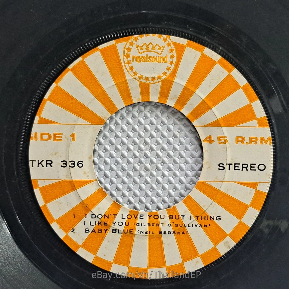 GILBERT O'SULLIVAN /NEIL SEDAKA /MAUREEN MCGOVERN /PAUL ANKA THAILAND EP 45 THAI - Image 4 of 4