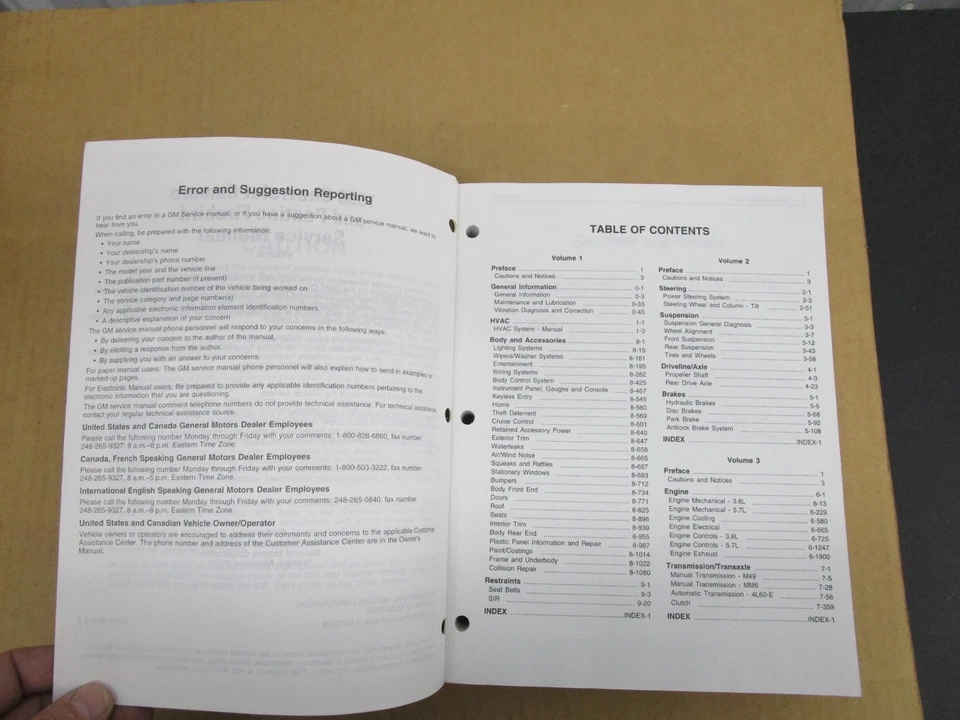 Chevrolet Camaro Firebird 1998 taller de servicio cableado manual eléctrico original Foto 3 de 4