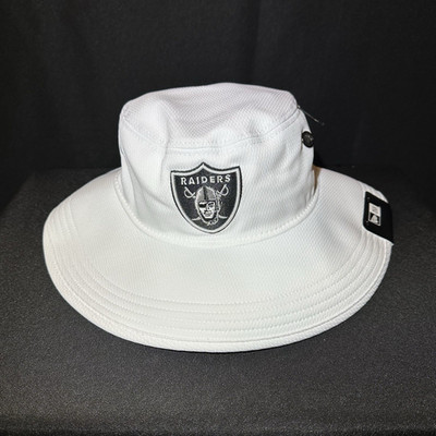 New Era Bucket Hat Las Vegas Raiders NFL Football White/Black One Size