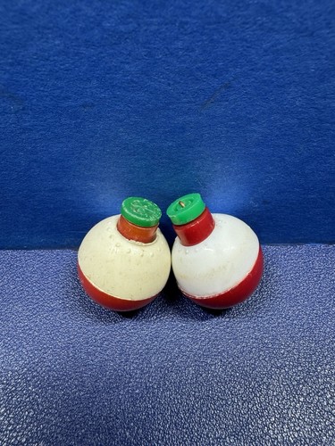 2 VTG  Red&white Tip Action Bobber  U S A