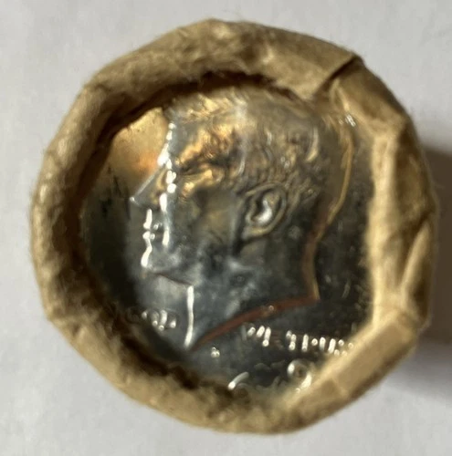 1969 d Kennedy Half Dollar Roll of 20  BU 40% Silver OBW original bank wrap RARE