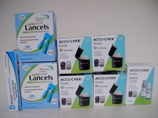 200 Accu-Chek Guide Test Strips, 31G Lancets AND MORE w/Next Day Shipping 2027
