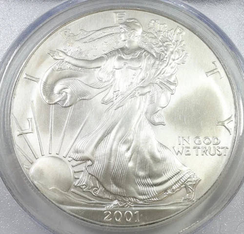 2001 PCGS GEM UNC WORLD TRADE CENTER GROUND ZERO RECOVERY COIN  9/11/2001 $1 ASE