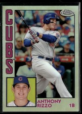 Anthony Rizzo 2019 Topps Chrome #84TC-9 1984 Baseball 35th Anny Refractor Cubs