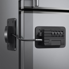 Keyless Refrigerator Lock Child Safety Black