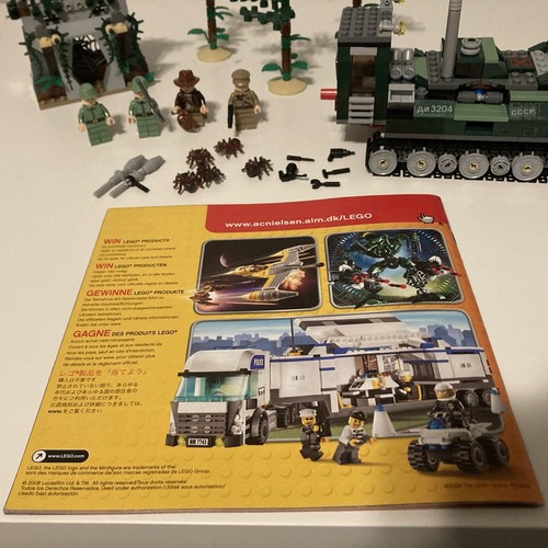 100 % -2008 LEGO #7626 Indiana Jones Set DSCHUNGELSCHNEIDER Colonel Dovchenko Minifiguren + - Bild 11 von 14