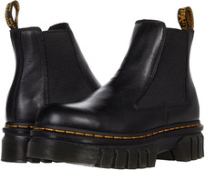 Dr. Martens Quad Leather Stretch Ankle Boots Black Size Men’s 9/ Women’s 10