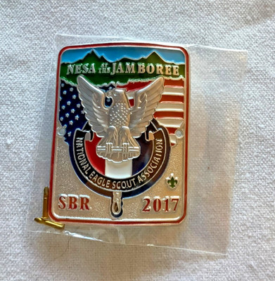 BSA NESA at the 2017 Jamboree Walking Stick SBR Medallion